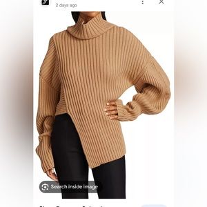 Proenza Schouler knit asymmetric sweater top